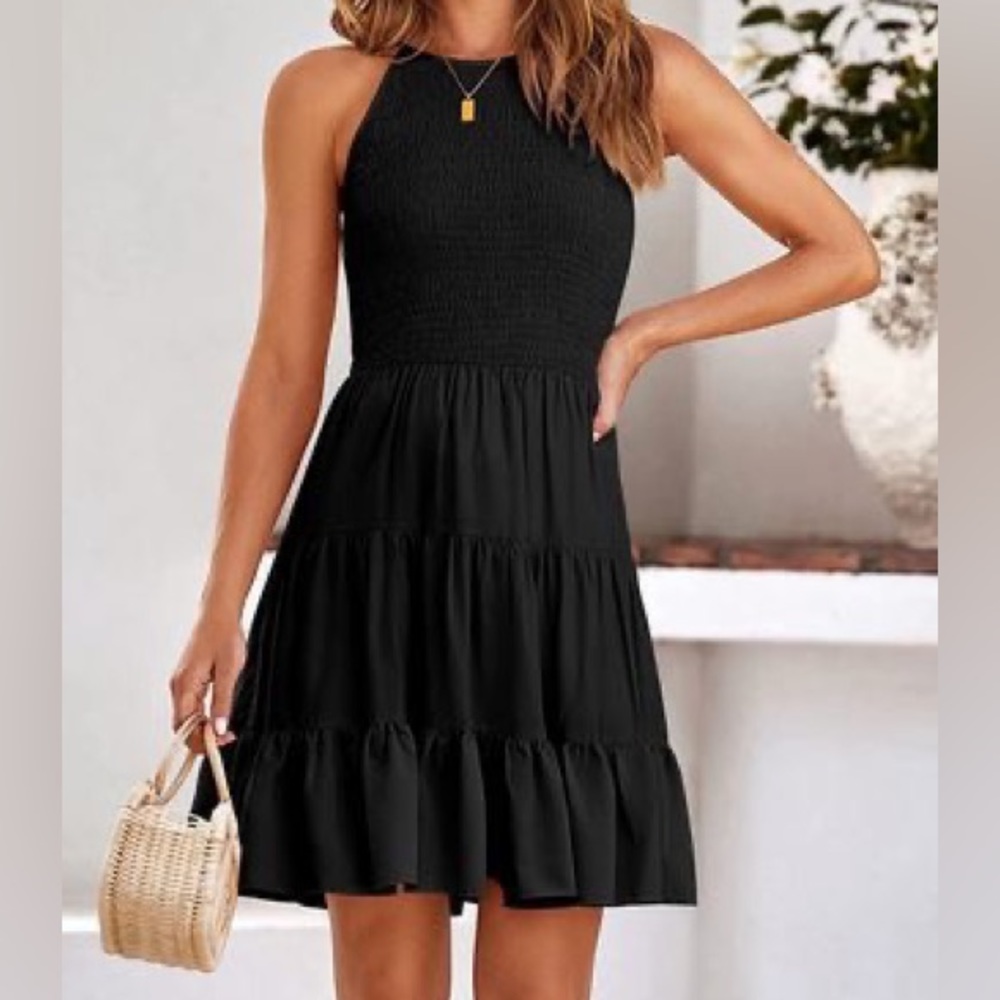 Kirundo women’s casual sleeveless summer dress!